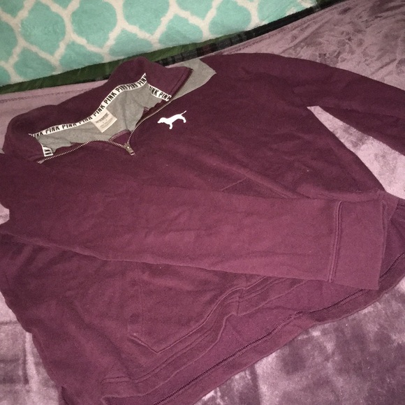 VS Pink pull over sweatshirt, half zip - Picture 3 of 5